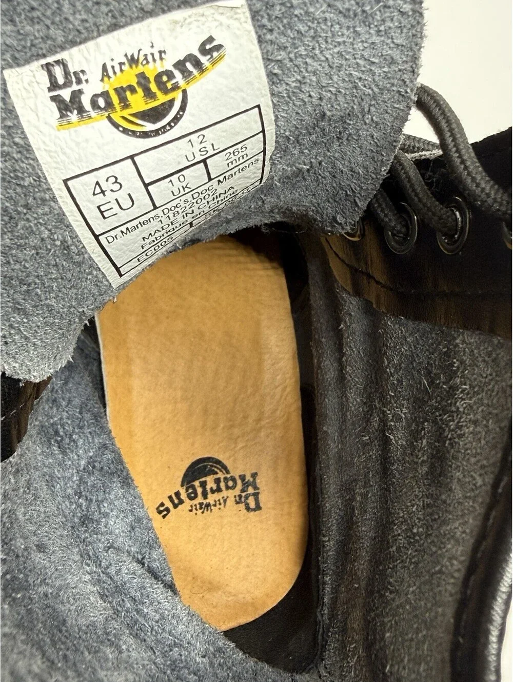 Dr. Martens 1460 Smooth Leather Boots - Black US Men 10/ US women 12
